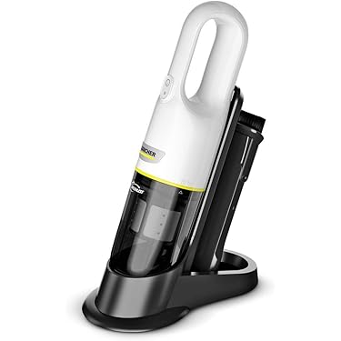 Petra PF01111VDE Handstofzuiger – snoerloze handstofzuiger, gemotoriseerde huisdierenhaarborstel, oplaad-/opbergstation, HEPA-filter, inclusief accessoires, licht, 2 snelheden, stofbak van 100 ml