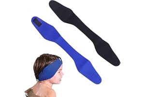 XPEX 2 Pezzi Tappi orecchie piscina Fascia da Nuoto Fascia Auricolare Fascia da Nuoto Regolabile Tenere l'Acqua Fuori e Tenere Dentro Tappi per Orecchie per Adulti Cuffie