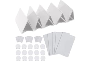 BOSOIRSOU 45 tarjetas NFC, etiquetas NFC en blanco Tarjeta Ntag215 Tarjeta de visita con etiqueta NFC regrabable programable de 504 bytes Compatible con dispositivos móviles habilitados para Android y NFC