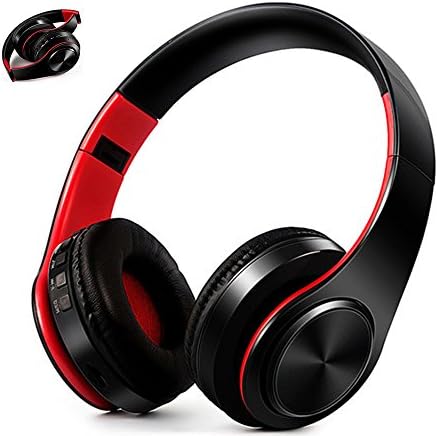 Veemoo Wireless Headphones Foldable Bluetooth Stereo Headset support Handsfree Micro SD card with Microphone for iPhones /Tablet PC /Andorid Mobile Phone