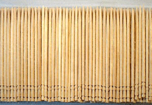 IMS Party 302750 Zahnstocher, gedrechselt, Holz, 2x 65 mm, 500 Stück/Box