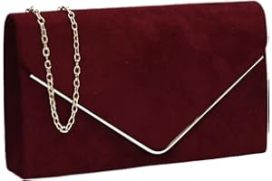 LeahWard Women's Clutch Bag, Wedding Evening Handbags, Chain Shoulder Strap Cross Body Bag