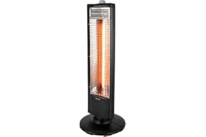 Warmlite WL42013 Infrared Heater with Oscillation, Overheat Protection, Black