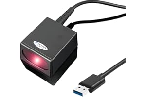 HDWR Fixe USB Professional Automatique Auto Barcode Scanner Code-Barres Lecteur de Black Solid avancée