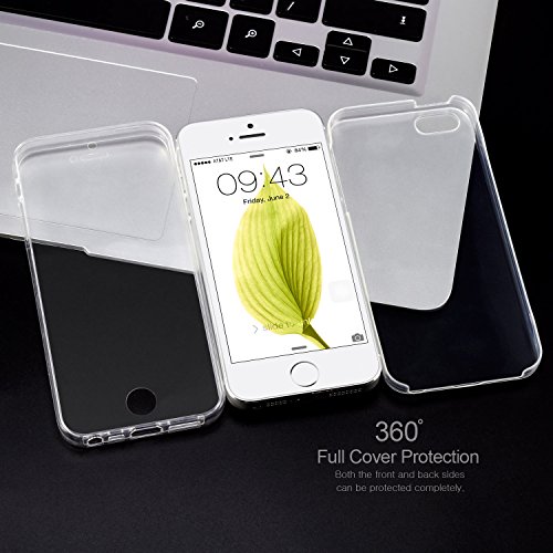iPhone SE iPhone 5 5S Funda Leathlux Cover iPhone 5S Gel Silicona Carcasa Transparente TPU full Protecci n Delanteros y Traseros Case para iPhone SE iPhone 5 5S 4 0 reviews iPhone SE iPhone 5 5S Funda Leathlux Cover iPhone 5S Gel Silicona Carcasa Transparente TPU full Protecci n Delanteros y Traseros Case para iPhone SE iPhone 5 5S 4 0