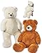 Produktbild Vari 1 Riesen-Stofftier Bär Otto 135 cm. XXXL Venturelli peluches PS 03054 - Weiß
