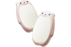 Bearwind Hand Warmers Rechargeable 2 Pack - USB Magnetic Ultra-Thin Portable Pocket Warmer, Reusable Electric Heater, Outdoor Camping Gift for Women, Men