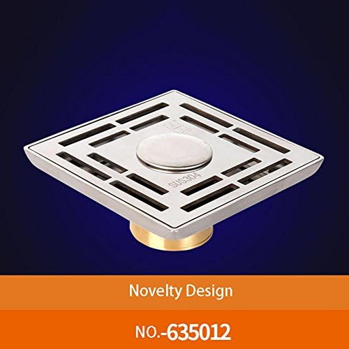 LUXURYDREAM Novelty Design Elegant Modern Simple Style Thicker Luxury Removable Lid Deodorizing Kitchen,Bathroom Floor Drain , A 4in