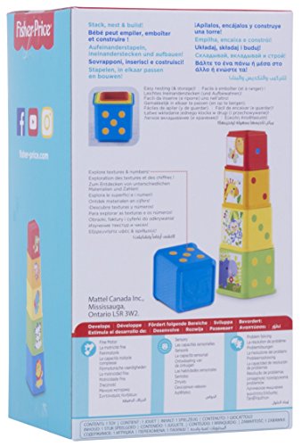 Mattel Fisher-Price CDC52 – Bunte Stapelwürfel - 9