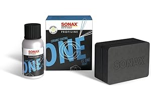 SONAX PROFILINE CeramicCoating CC One (40 ml) Langzeitschutz für Autolacke mit neuester SI-Carbon-Technologie für einen Schutz bis zu 3 Jahre | Art-Nr. 02678410