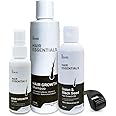 ForMen Hair Fall Control Kit | 3% Redensyl Hair Serum, Hair Growth Oil, Dht Blocker Shampoo & Derma Roller | Anti Hair Fall & Improve Hair Growth - 4 Items In Kit, 630 Grams