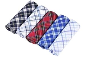 JukLoos 5 Stück Herren Taschentücher 100% Baumwolle Herren Stofftaschentücher Weich Handkerchief
