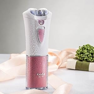 Lorcoo Cordless Lady Epilator Smooth and Silky Full Body Personal Care Hair Removal Trimmer Battery Powered Shaver for… - Image 4