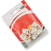 Tek-İş Yapışkanlı Plastik Kablo Bağı Klipsi | 28mm x 28mm | 40 Adet | Cırt Kelep&ccedil;e Tutucu | Kablo D&uuml;zenleyici ve Sabitleyici