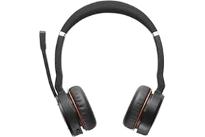 Jabra Evolve 75 MS Wireless Cuffie Stereo, Senza supporto, Ottimizzato per Microsoft Teams, Stereo, Prima edizione