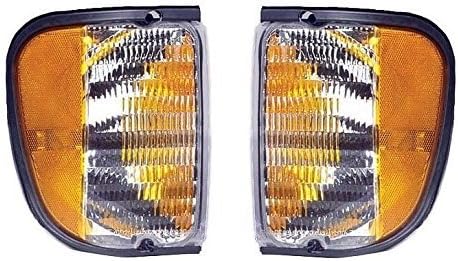 Fits 92 - 07 Ford Full Size Van E150 E250 E350 Cornerlight Cornerlamp Pair Set Driver and Passenger E Series by Not OEM