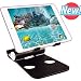 Produktbild Tablet Ständer Einstellbare, 4 -12 Zoll, ZOORE Verstellbare Foldable Staender - Tablet Halter 360 °drehbarer Aluminiumlegierung-Tischplattenhalte für iPad, iPhone , Samsung, Kindle, Nexus - Schwarz