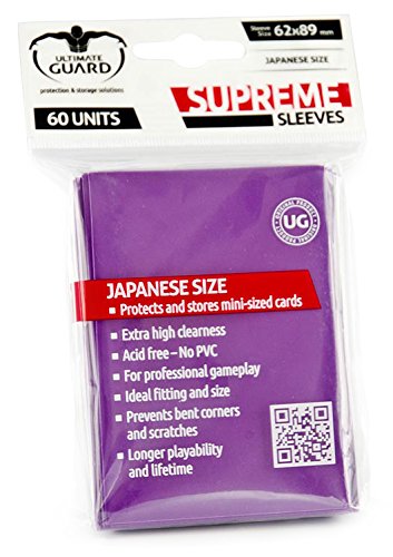 Preisvergleich Produktbild Ultimate Guard UGD010063 - Supreme Hüllen, Japanische Größe, 60 Stück, violett