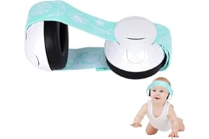 Lotvic Casque Anti bruit bébé, Casque anti-bruit pour bébé, Cache-oreilles réglable silencieux, Protection auditive pour bébés et tout-petits de 12 à 36 mois