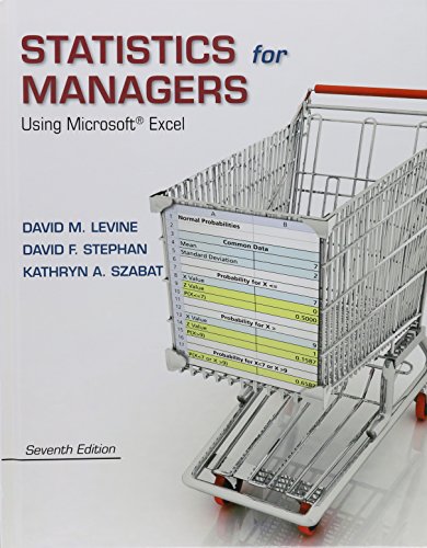 Statistics for Managers Using Microsoft Excel