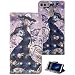 Produktbild Huawei P Smart Hülle Leder, Handy Schutzhülle Ledercase Ledertasche Brieftaschen Stand Hülle Geldbörse Tasche Flip Folio Book Case mit Magnet Kartenfächer Standfunktion für Huawei P Smart Pfau