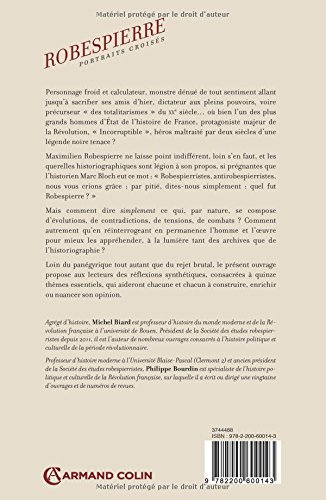 Book's Cover of Robespierre. Portraits croisés - 2e éd.