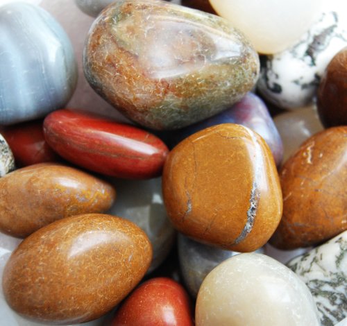 Trommelsteine, Heilsteine, Dekosteine,Mix, 30mm bis 40mm large 1kg