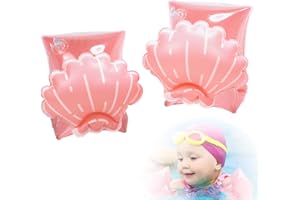 QOCUILC Brassards de natation gonflables pour enfants 1-6 ans – 3 chambres à air, sûrs pour débutants, poids 6 à 20 kg, tour de bras 15-23 cm, apprentissage facile