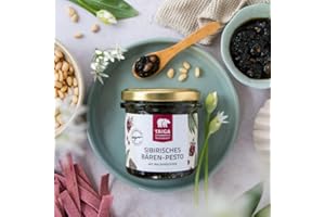 ‎TAIGA NATURKOST Premium Sibirisches Bären-Pesto - Bio & Rohkost, 140 g – Exquisite Delikatesse