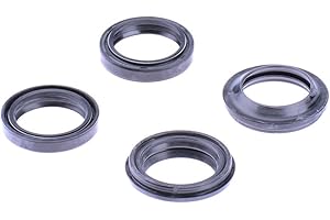 MOTOLIBRE Gabelsimmerringe Set 37x49x8/10 inkl. Staubkappen VL 125 Intruder LC A4 00-08