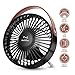 Produktbild USB Ventilator, multifun Mini Leise Tischventilator Fan Lüfter, Standventilator Verstellbarer Winkel Ventilator Ruhiger Betrieb, Klein Tragbar USB-Ventilator für Büro, Haus, Studie und Outdoor Reise