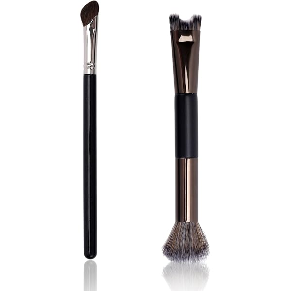 Nasen Contouring Pinsel U-förmig Doppelseitig - Präziser 2-in-1 Make-up-Pinsel Für Anfänger & Profis