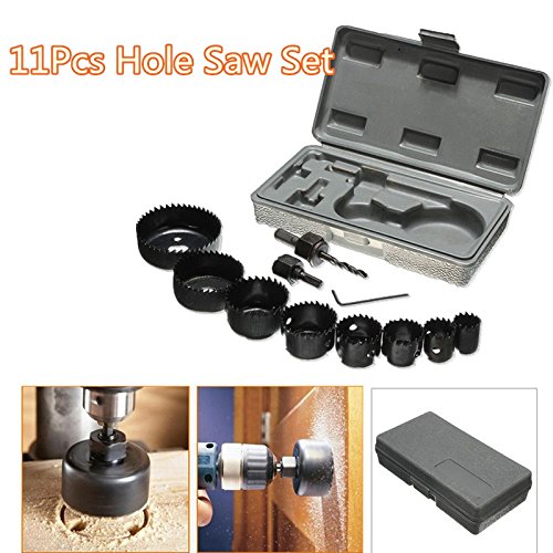 Baban Lochsäge Set 11pcs Lochsägen Bohrer Holz Werkzeug Dosenbohrer Bohrkronen 19-24mm - 2