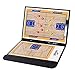 Produktbild Basketball Taktikbrett Coaching Zwischenablage Faltendes Trainer Brett Platten Buch Set Mit Dem Stift-trockenen Löschen-Lehrclip-Trainings-Klemmbrett
