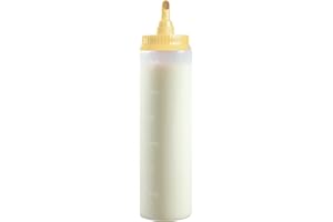 Bestron dispensatoreper impasto, dosatore per impasto da 700 ml, per crepes, poffertjes, pancake, waffle, muffin o ciambelle, colore: Giallo