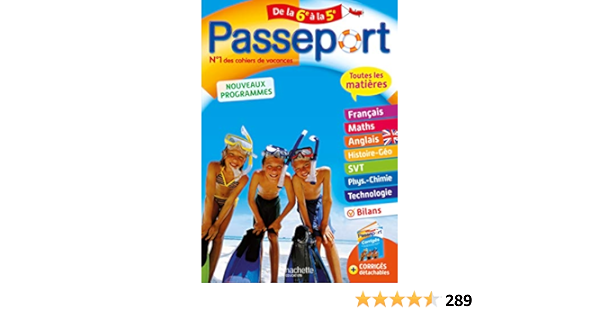Amazon Fr Passeport Cahier De Vacances 2020 Toutes Les Matieres De La 6e A La 5e Lisle Isabelle De Rousseau Philippe Bonnet Carole Reynaud Pierre Reynaud Catherine Gorillot Malorie Dessaint Sebastien Livres
