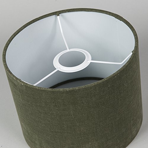 QAZQA Modern Polyester Lampenschrirm 20/20/15 Zylinder Moos-grün , Rund gerade Schirm Pendelleuchte, Schirm Stehleuchte, - 6
