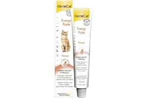 GimCat EXPERT LINE Pâte Energy - Snack fonctionnel pour chats, source essentielle de nutriments et d’énergie - 1 tube (1 à 50 g)