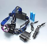 2000LM CREE XML T6 LED Headlight Rechargeble 18650 Charger Headlamp