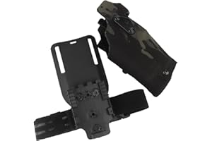WLXW 6378RDS Duty Holster pour Glock 17/22 Surefire X300U avec Système De Verrouillage Automatique Et Compatibilité Point Rouge - Main Droite