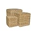 Produktbild Sitzhocker aus Hogla-Faser - Fair Trade - Loungehocker - verschiedene Größen (45 cm)