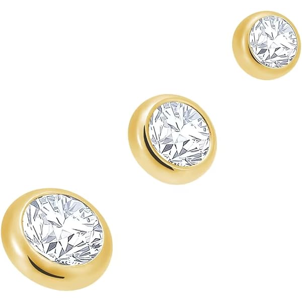 Bijou De Peau Croix Gothique Inoki - Pour Tige 1.6mm (micro-dermal/vis Interne), Acier 316L