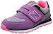 Produktbild New Balance KV574Y Outside Pack Classic Running Shoe (Little Kid/Big Kid), Grey/Purple, 2 W US Little Kid