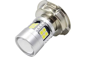 Ruiandsion 1 pièces P26S ampoule LED DC 6V 12V 24V blanc Super brillant 6000K 3030 22SMD puces LED ampoule avec lentille pour moto phare de moto