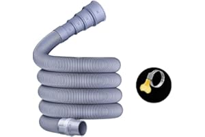 WERWING Tuyau d'évacuation pliable pour caravane avec adaptateur réglable – Kit de tuyau d'évacuation des eaux usées pour camping-car, caravane et remorque | Anti-fuite et gain de place – Design peu