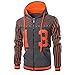 Produktbild Kapuzenjacke Herren UFODB Männer Langarmshirt Mode Casual Muskelshirt Oberteile Outwear Pullover Sweatshirt Trachtenhemd Winter-Jacke Sweatershirt