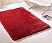 Produktbild Shaggy Rot Super Deluxe Soft Lavish Touch Hochflor Moderner Bereich Teppich – 120 x 170 cm/160 x 230 cm – schmutzabweisend – Hochwertiger Moderner Teppich – 100% Polyester – Moderner Lounge Teppich, 160x230