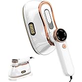 Iron for clothes, Steamer for Clothes & Iron 2in1,Steam Iron for Travel Ironing foldable steamer cloth dryer,portable handhel