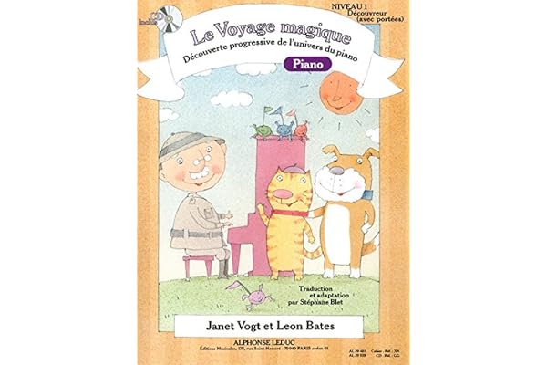 Voyage Magique Niveau 1 Decouvreur (Avec Portees)Cah.Pno(Avec Cd). Partitions pour Piano