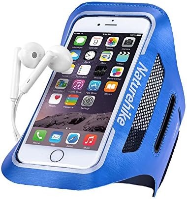 Universal Sweatproof Sports Armband For iPhone 7/6/6s With Screen Up to 5.7 inches For Running,Jogging,Hiking,Biking (with Reflective Strap + Key Holder)(sky blue 4.7)